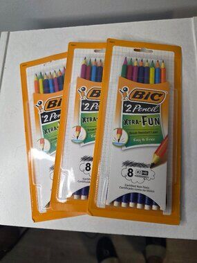Bic #2 Pencil 8 Pack Lot of Three Packs NWT